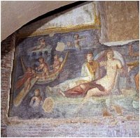 Case romane fresco, Rome