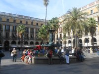 Placa Real, La rambla, Barcelona, Spain