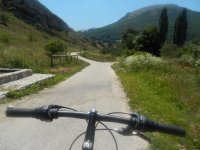 Mountain biking, Abruzzo, Italy