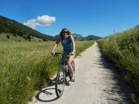 Mountain biking, Ovindoli, Abruzzo