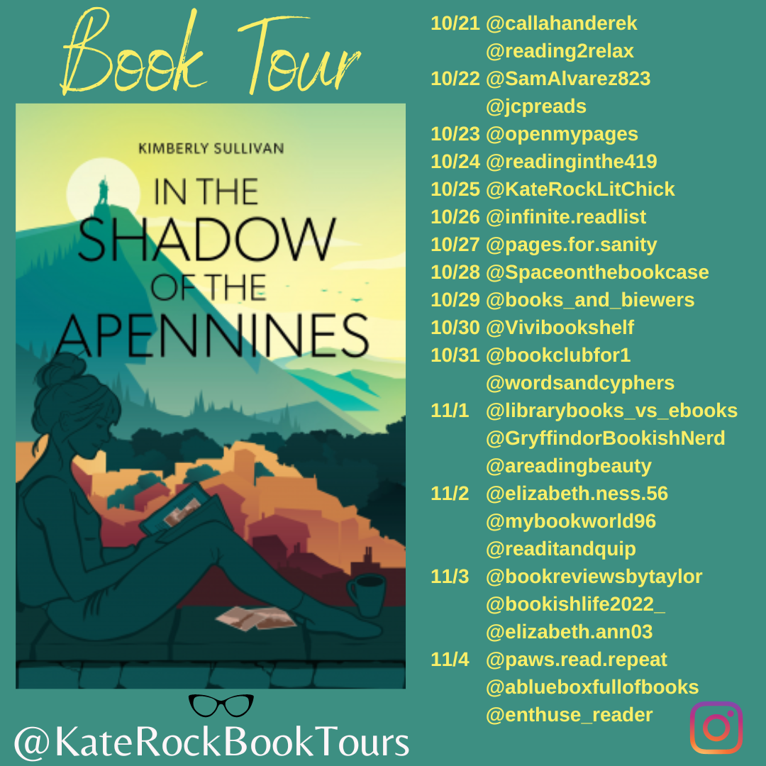 Kate Rock Book Tour, In The Shadow of The Apennines