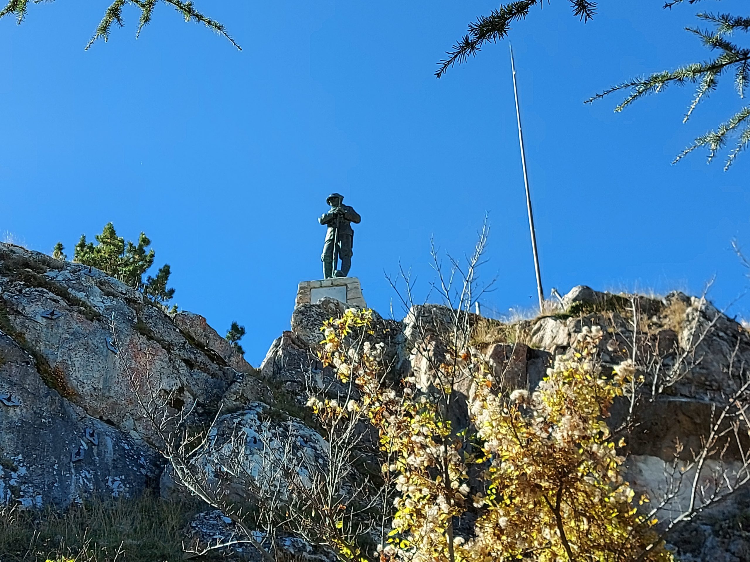 Soldier monument, Ovindoli, Abruzzo / Kimberly Sullivan