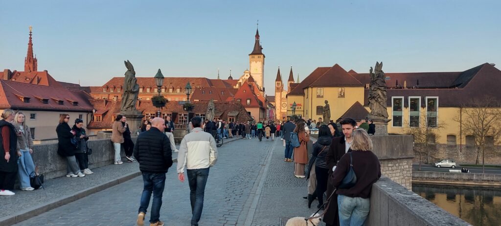 Alte Mainbrücke, Old Main River Bridge, Würzburg, Germany/ Kimberly Sullivan