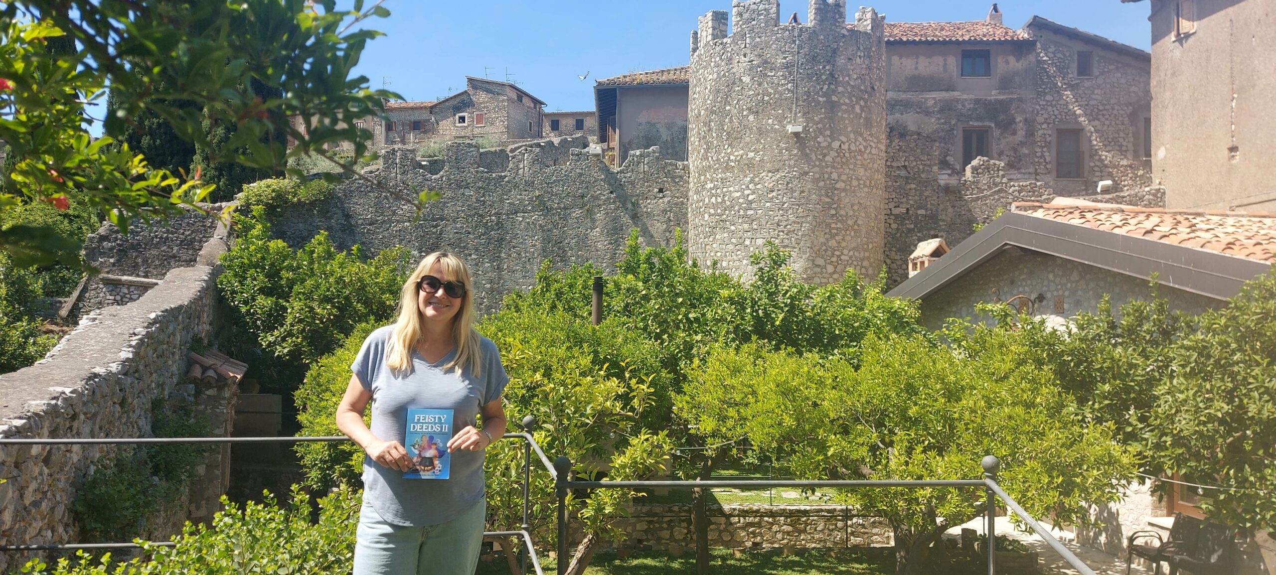 Visiting Sermoneta with my short story from Feisty Deeds II | Kimberly ...